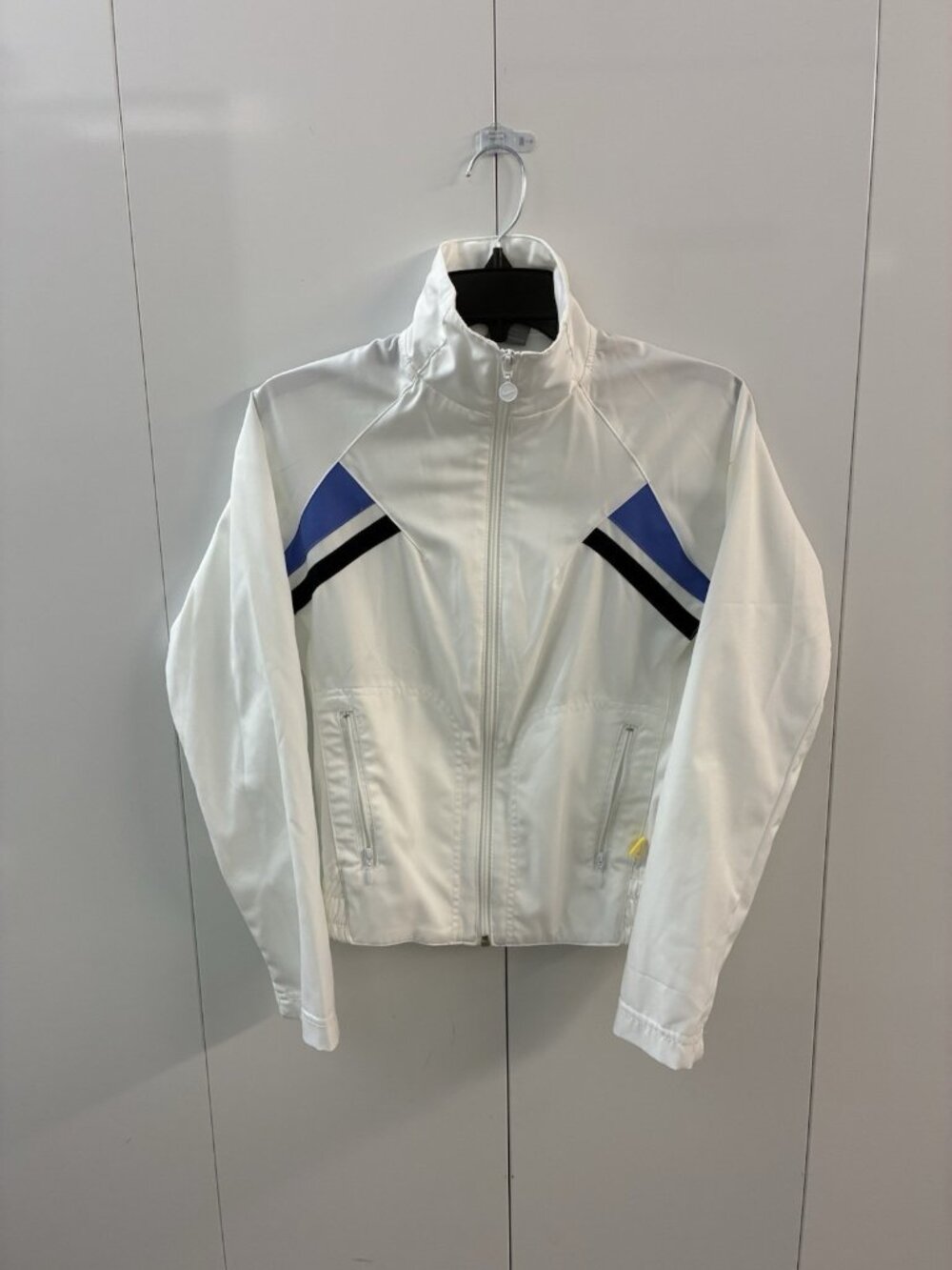 Women's Vintage Nike Play Up White Zip-Up Jacket Size S 4/6